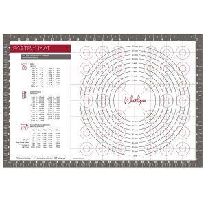 Placa de silicona antiadherente para amasado Mat Large 40×60 cm «Whiskspro»