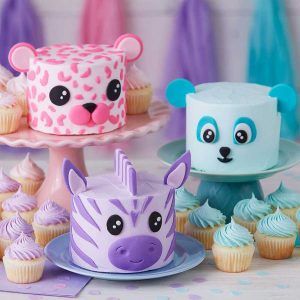Molde Torta mini Redonda Set 4 x10cm Perfect Results «Wilton»