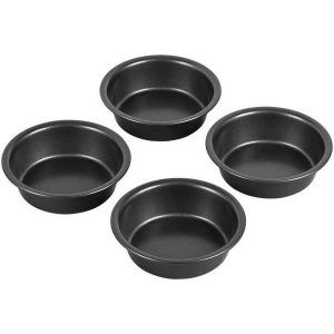 Molde Torta mini Redonda Set 4 x10cm Perfect Results «Wilton»