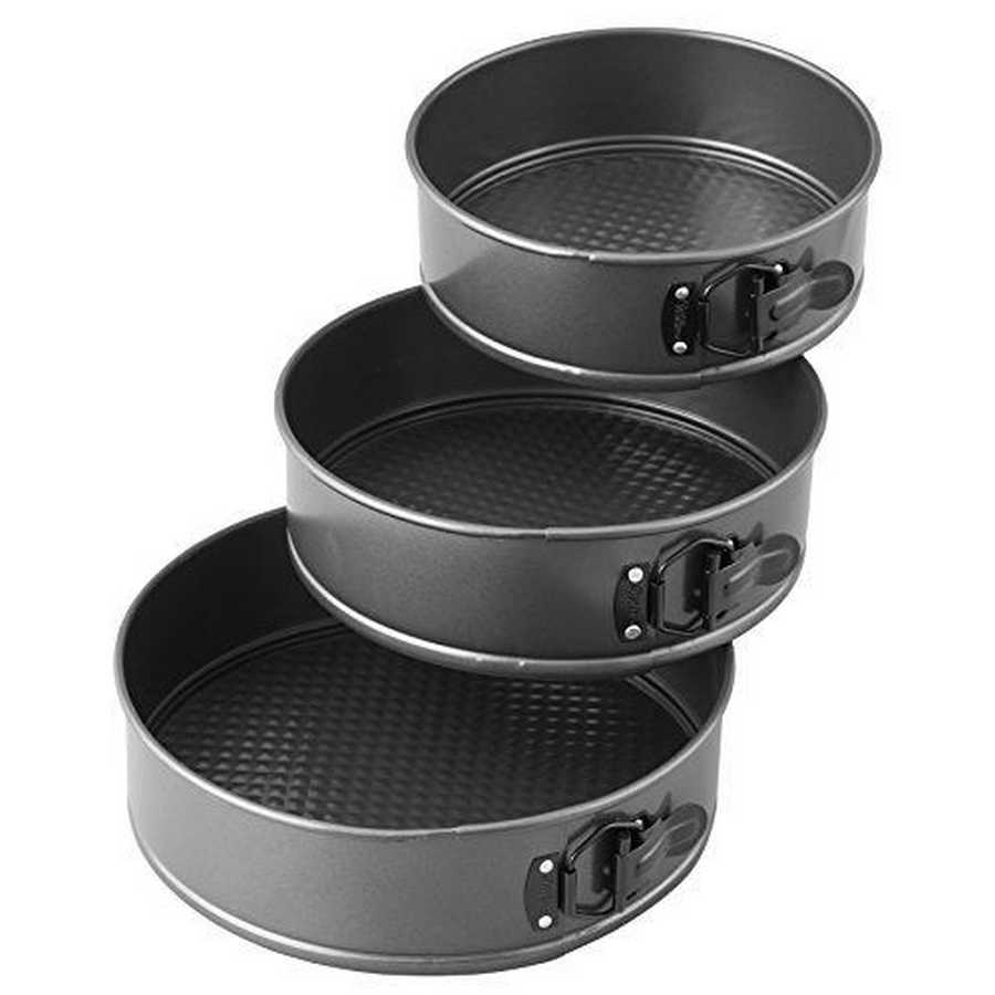 Molde Redondo Desmontable Set x3 (20,23,25 cm) Perf Results "Wilton"