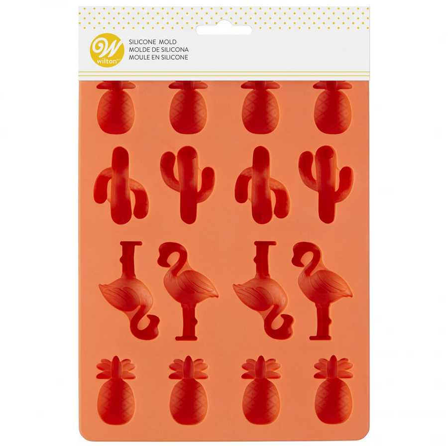 Molde para chocolate Flamencos y Cactus "Wilton"