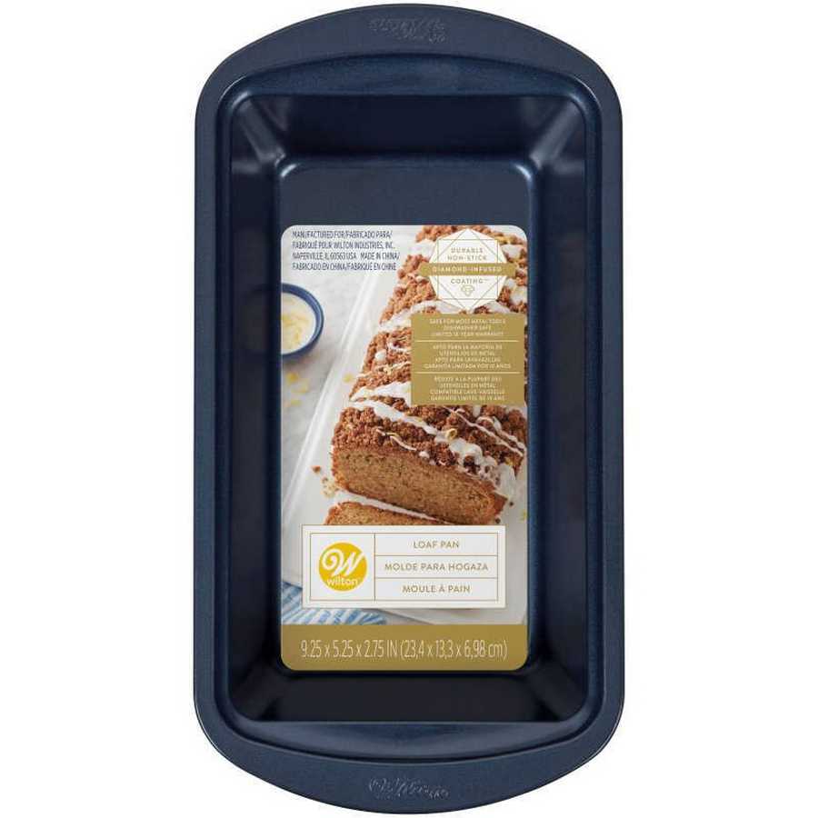 Molde budin antiadherente Diamond Gold 23x12 cm "Wilton"