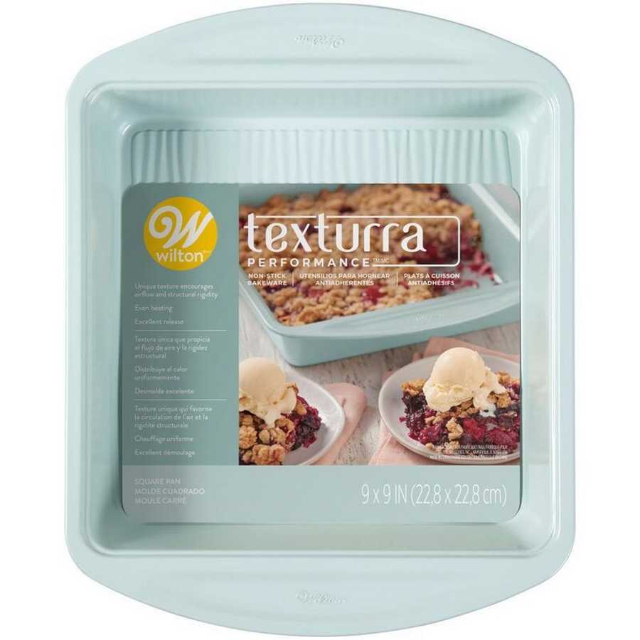Molde Cuadrado Antiadherente Texturra 23x23 cm "Wilton"