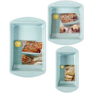 Molde Rectangular, Budin, Cuadrado Set x 3 Un Texturra «Wilton»