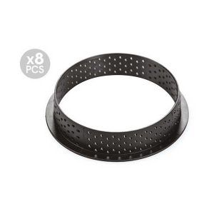 Cintura Perforada x 8 Tarte Ring Round 70mm «Silikomart»
