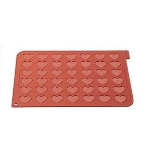 Placa de Silicona Macarons de Corazones MAC03 «Silikomart»