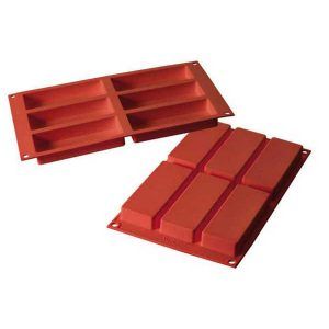 Molde Silicona SF128 Barra Rectangular Slim «Silikomart»