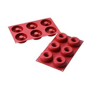 Molde Silicona SF170 Donuts (Ø 7,5Cm) «Silikomart»