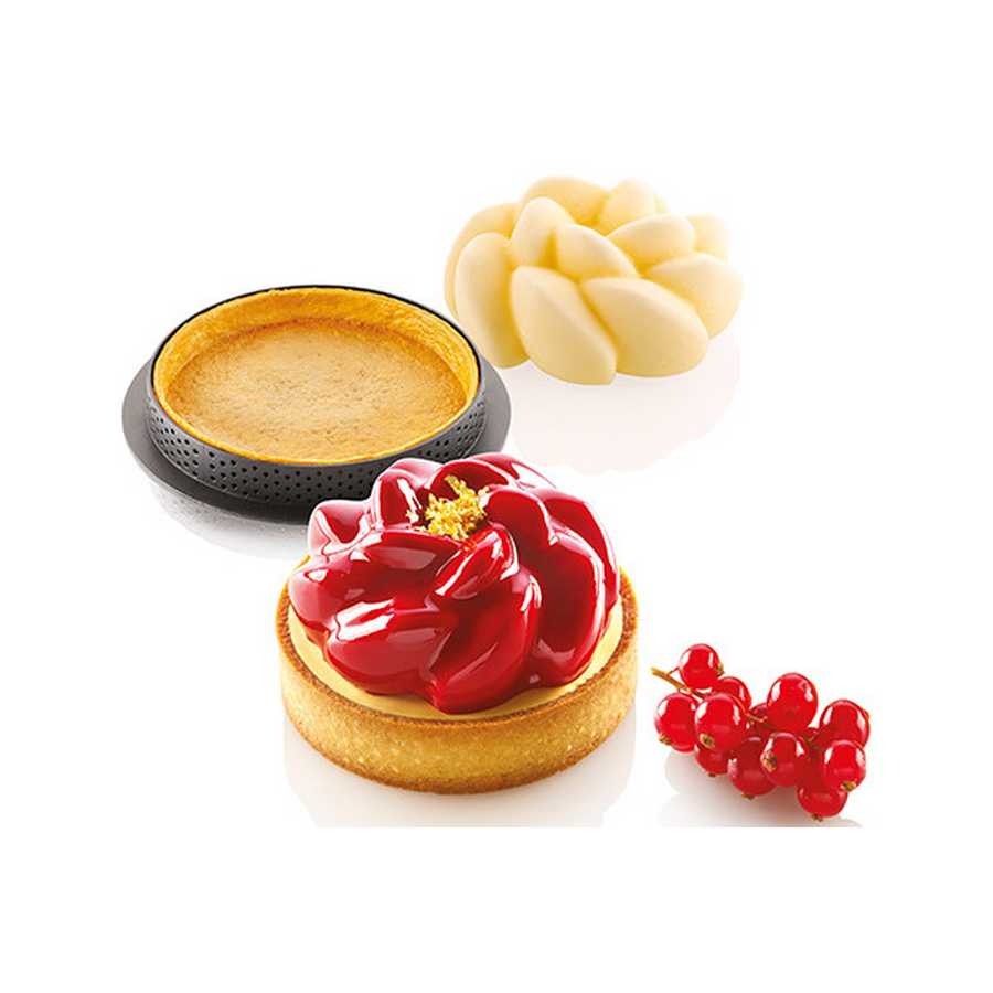 Molde Kit Tarte Ring Fleur "Silikomart"