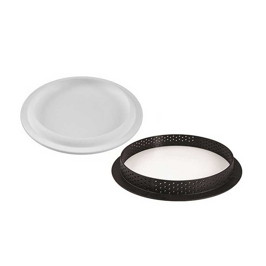 Molde Kit Tarte Ring Round Ø190 - Set Silicone "Silikomart" - Imagen 2