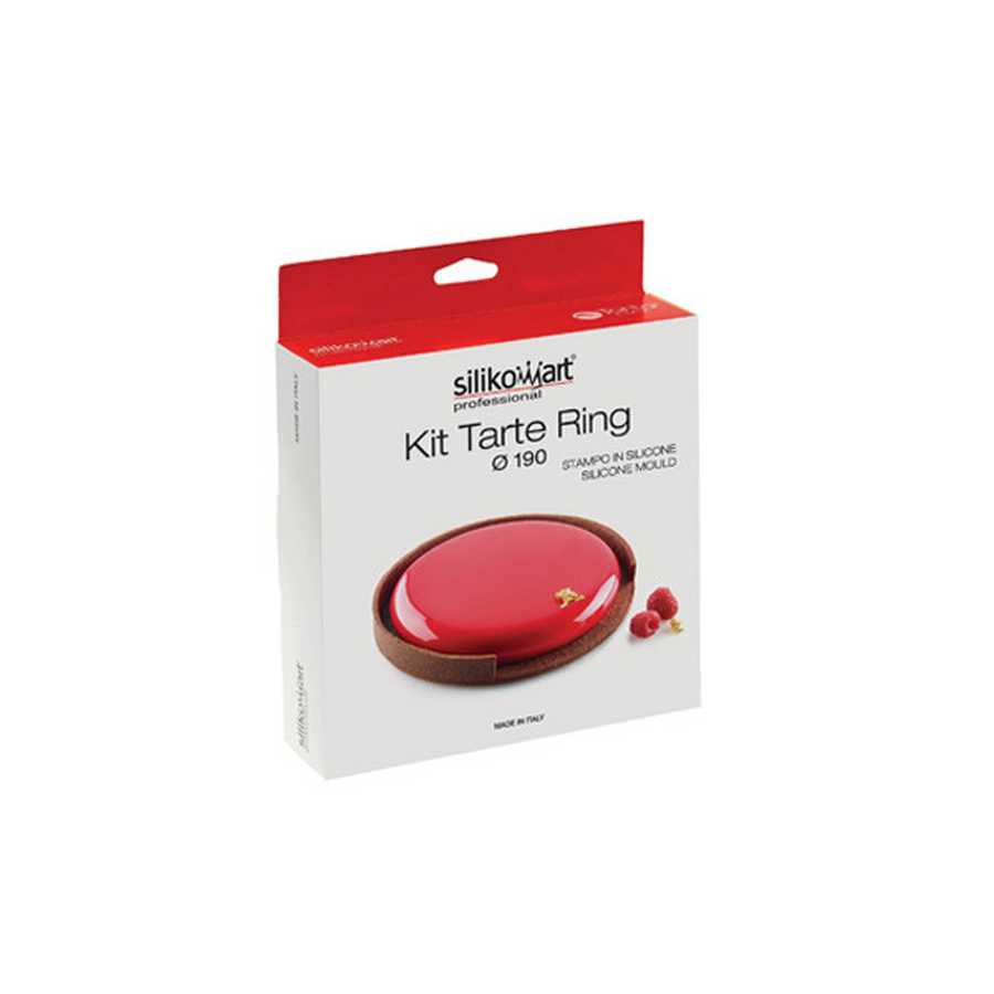 Molde Kit Tarte Ring Round Ø190 - Set Silicone "Silikomart" - Imagen 3