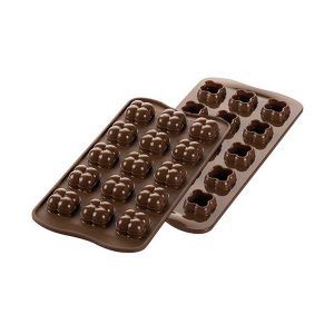 Molde Bombones Silicona SCG51 3D Game «Silikomart»