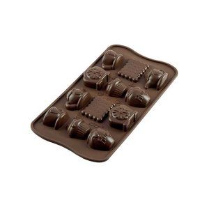 Molde Bombones Silicona Tea Time SCG17 «Silikomart»