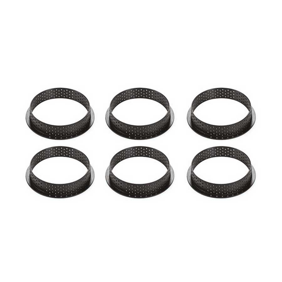 Molde Silicona Kit Tarte Ring Round 80 "Silikomart" - Imagen 3