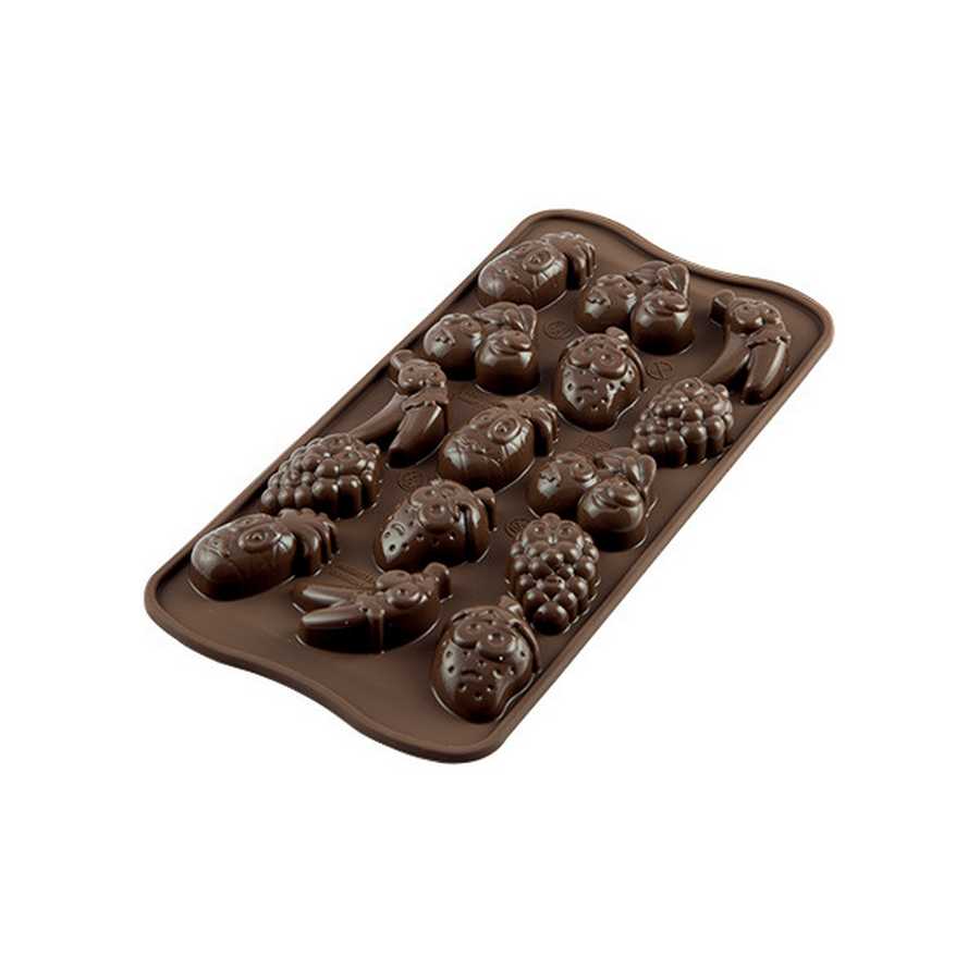 Molde Silicona SCG32 Choco Fruits "Silikomart" - Imagen 2