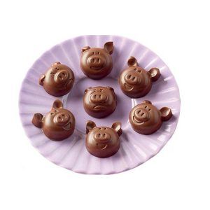 Molde Silicona SCG35 Choco Pigs «Silikomart»