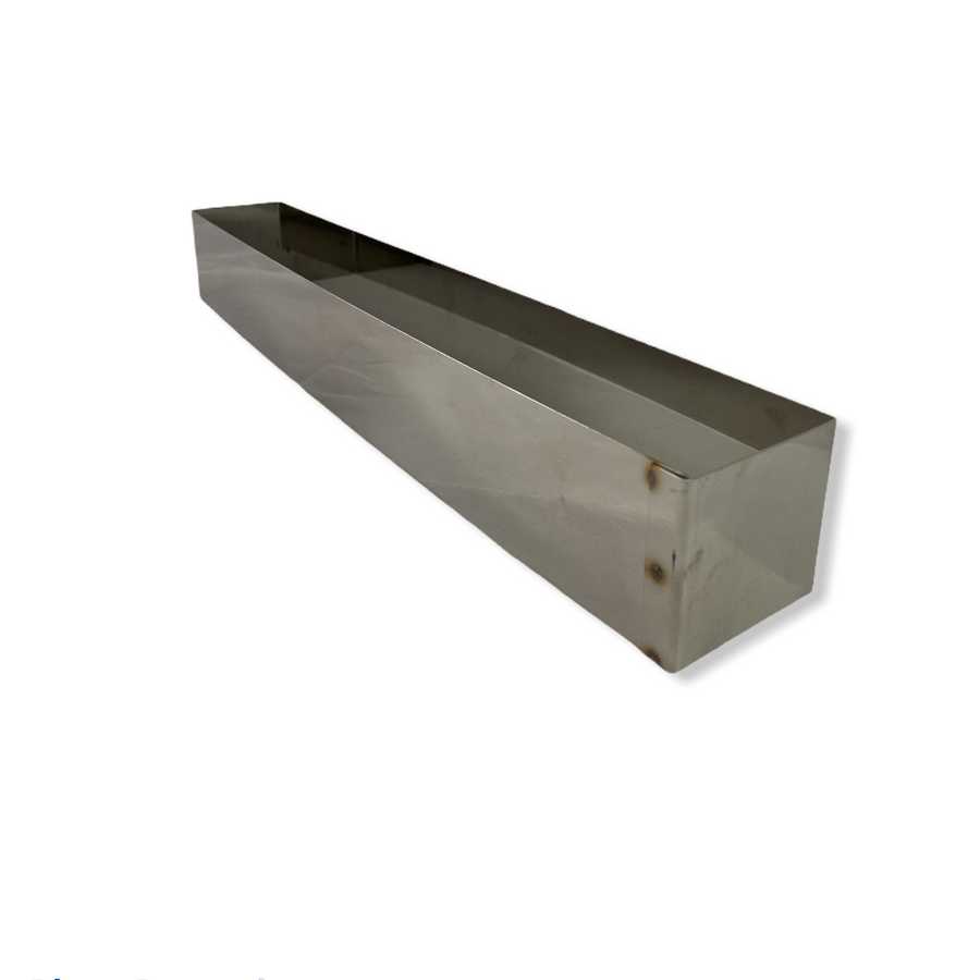 Cintura rectangular Acero Inoxidable 35x5x5 "MDA"