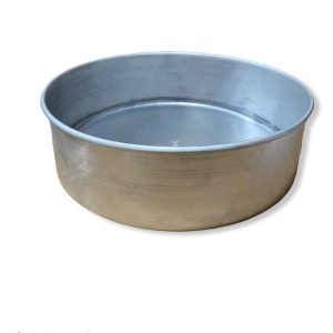 Molde Tortera Redonda 22×6.5cm Aluminio «MDA»