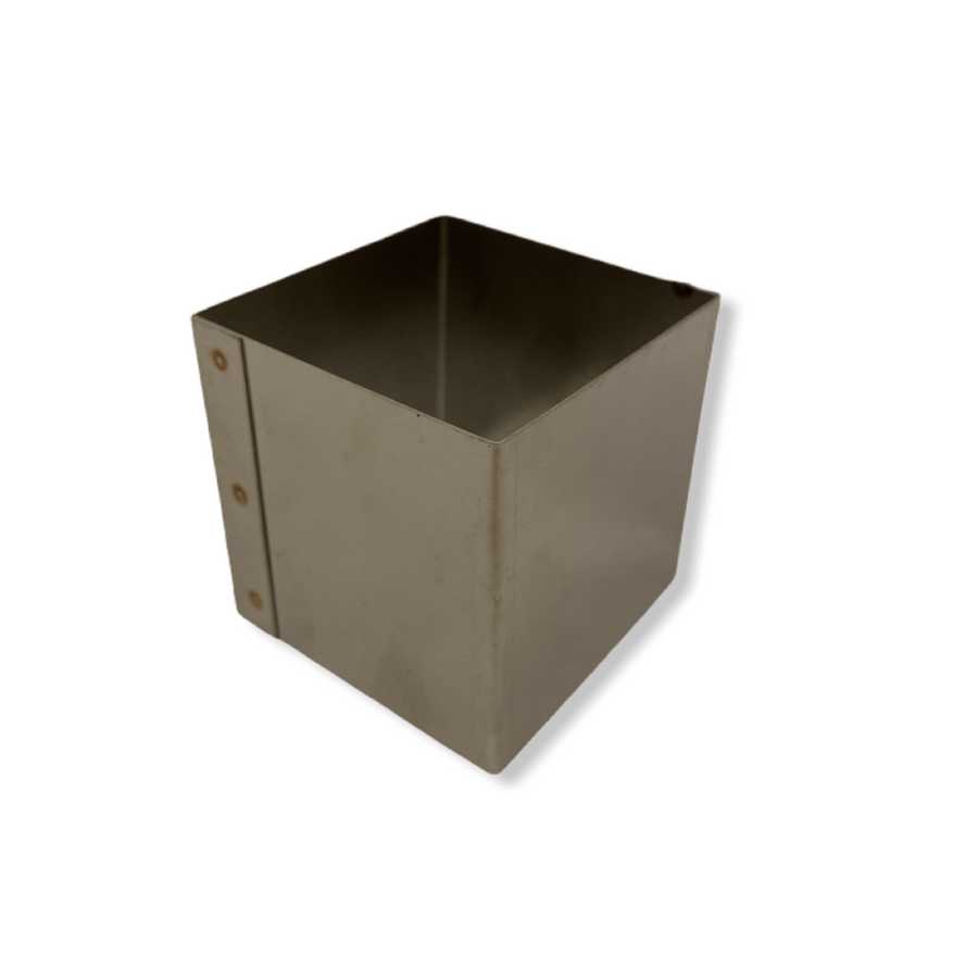 Cintura cuadrada Acero Inoxidable "MDA" 6x6x6 cm