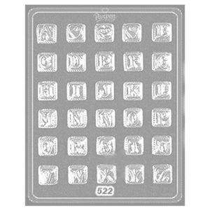 Molde Placa 522 Abecedario Choc. Msjs «Parpen»