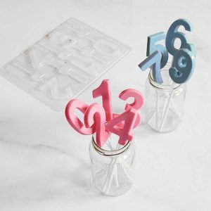 Molde Set Placa x 2 Numeros 0 al 9 «Parpen»