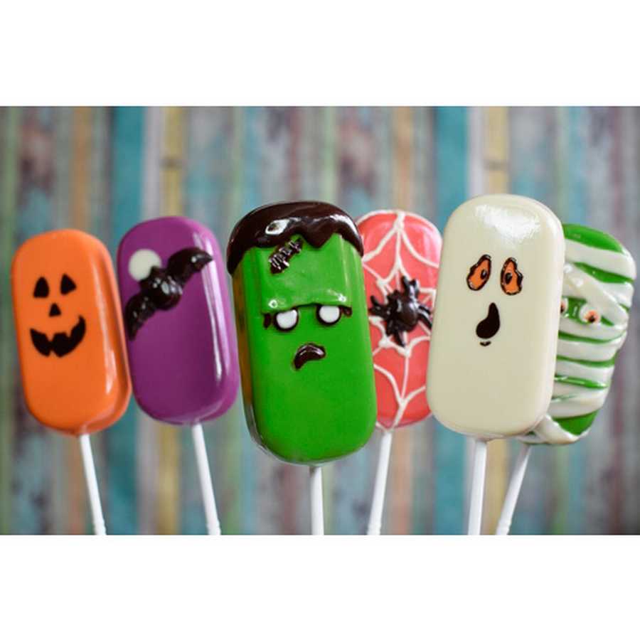 Molde Set Placa x 2 Paletas 01 "Halloween" "Parpen"