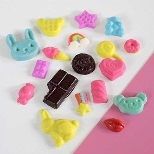 Molde Set Placa x 2 Mini Candy «Parpen»