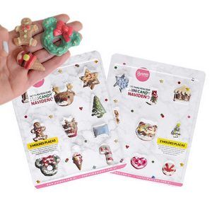 Molde Set Placa x 2 Mini Candy Navideño «Parpen»
