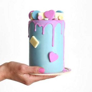 Molde Set Placa x 2 Cake Sorpresa mini 10×14 cm «Parpen»