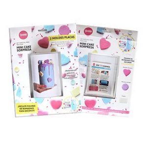 Molde Set Placa x 2 Cake Sorpresa mini 10×14 cm «Parpen»