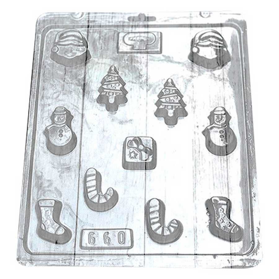 Molde Placa 660 Motivos Navidad x 11 "Parpen" - Imagen 2
