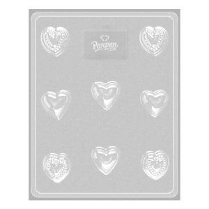 Molde Placa 362 Corazones x 8 «Parpen»