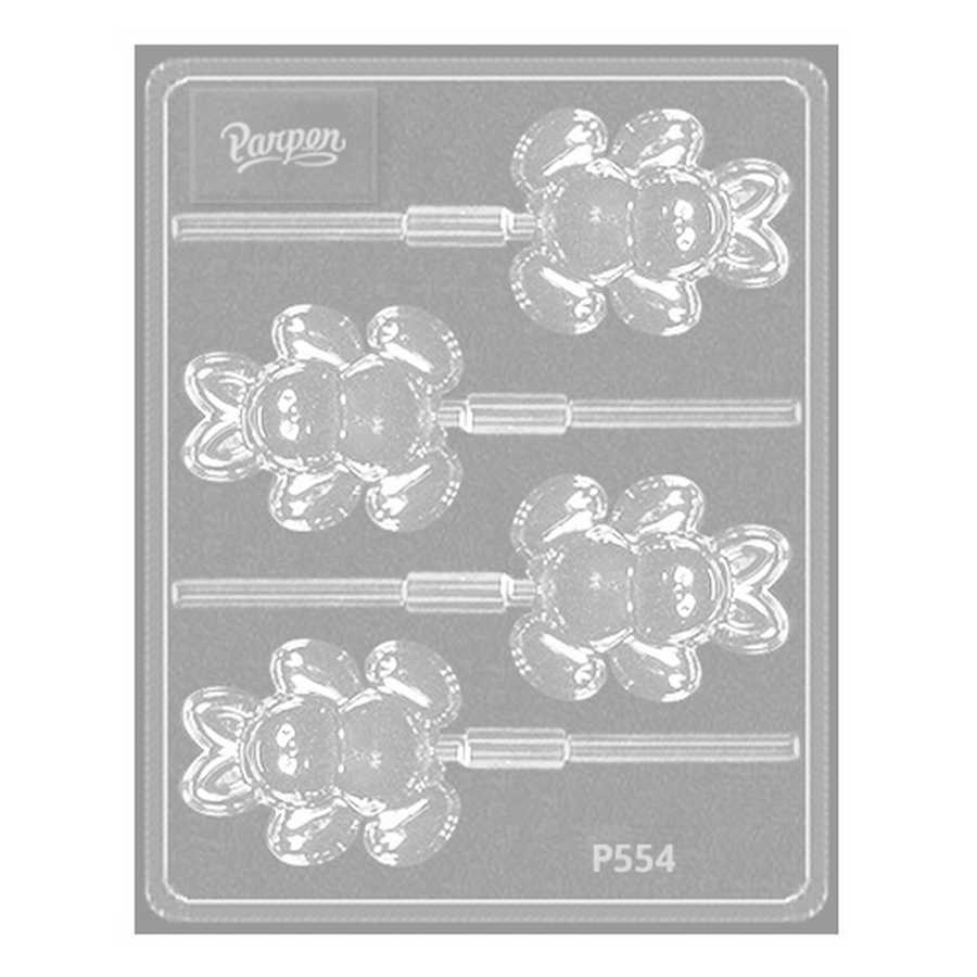 Molde Placa 554 Chupetin Conejito "Parpen" - Imagen 2