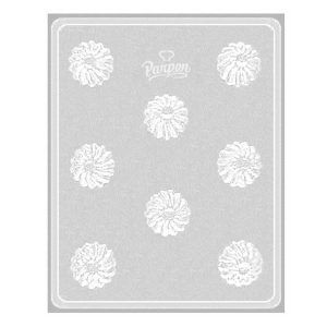 Molde placa 182 bombones floral “Parpen”