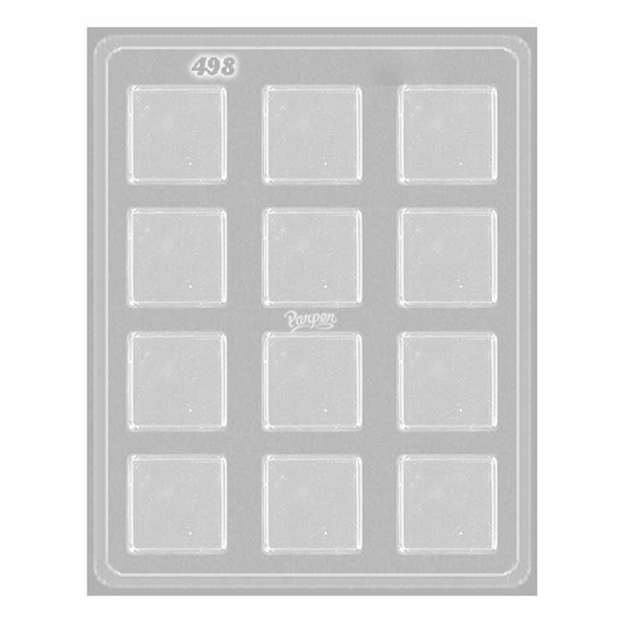 Molde placa 498 Plaquetas 3.7x3.7cm "Parpen"