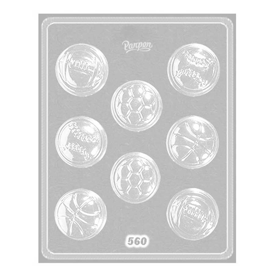 Molde placa 560 Pelotas Varias para Galletas "Parpen"