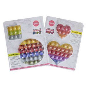 Molde Set Placa x 2 Formas Pop It «Parpen»