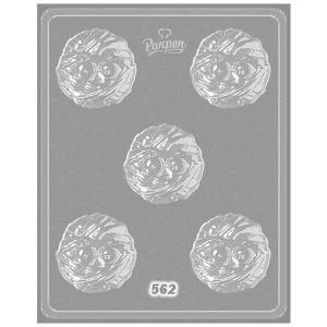 Molde placa 562 Halloween Momias «Parpen»