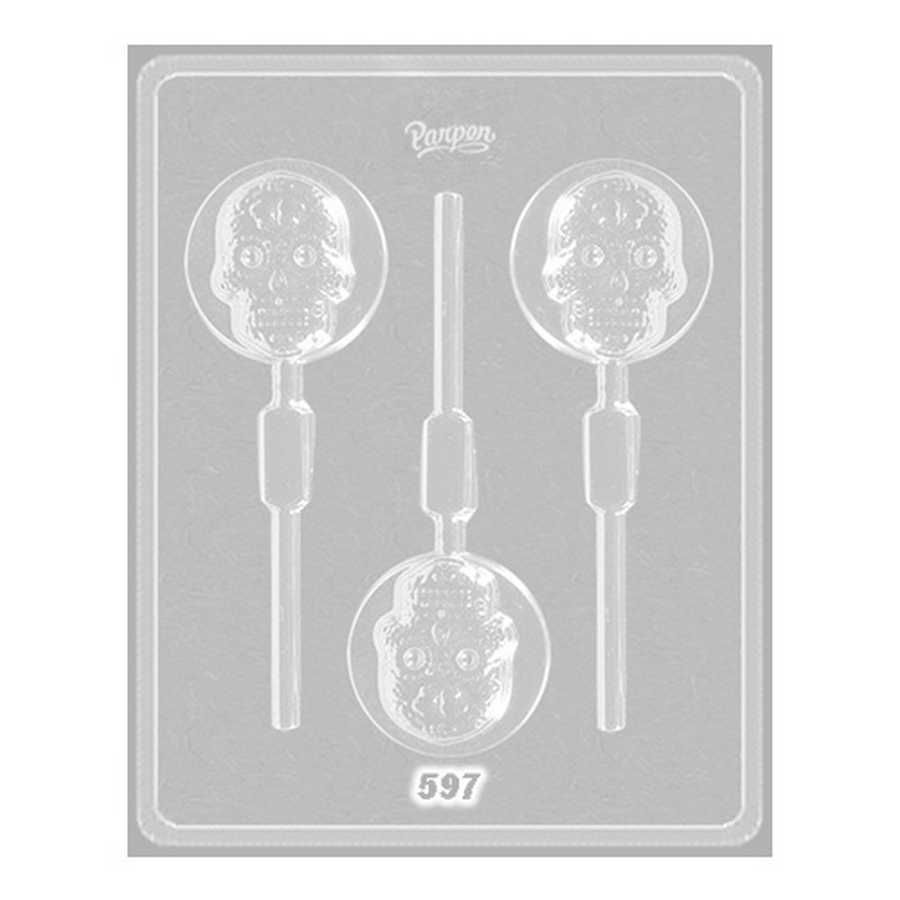 Molde placa 597 Chupetin Calavera "Parpen"