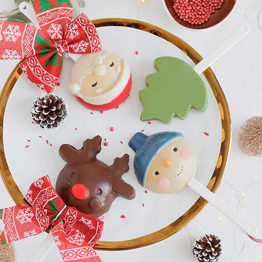 Set Moldes x 2 Pop Paletas Navideñas "Parpen" - Imagen 2