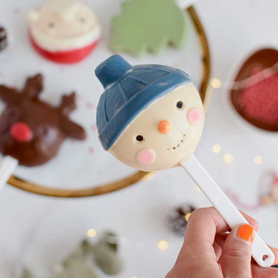 Set Moldes x 2 Pop Paletas Navideñas "Parpen" - Imagen 3