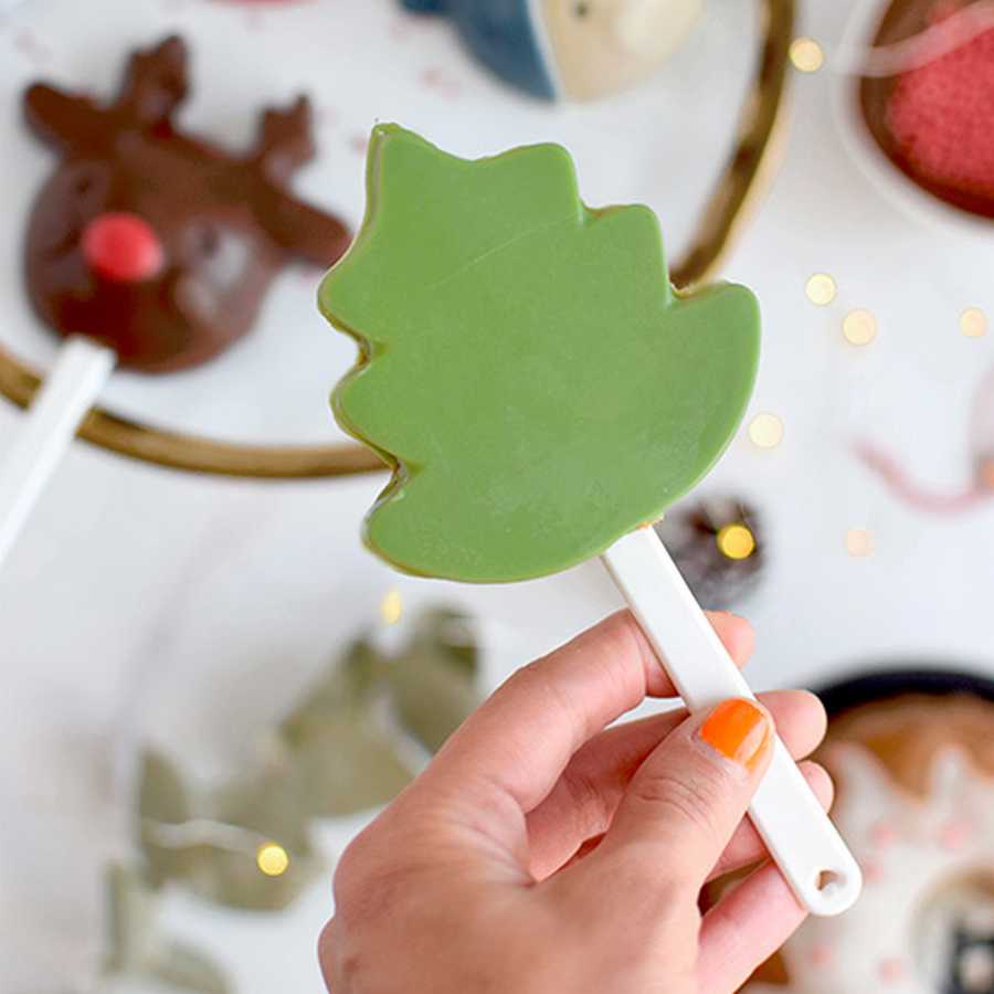 Set Moldes x 2 Pop Paletas Navideñas "Parpen" - Imagen 4