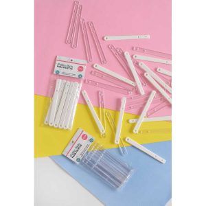 Palitos Stick para Paletas Transparentes 12.5 cmx12un «Parpen»