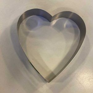 Cintura corazon Acero Inoxidable «MDA» 20x6cm