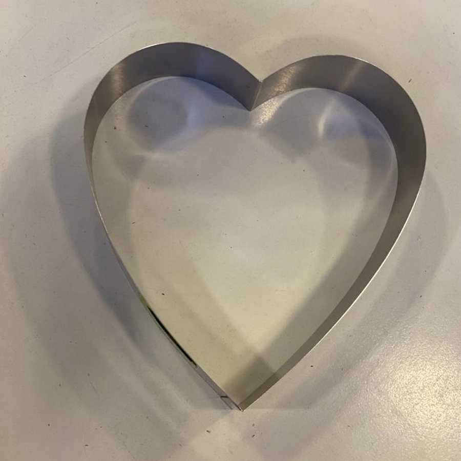 Cintura corazon Acero Inoxidable "MDA" 20x6cm - Imagen 2