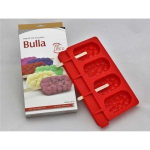 Molde silicona Helados Bulla 90 ml x 4 cav «Dos Lembas»