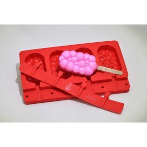 Molde silicona Helados Bulla 90 ml x 4 cav «Dos Lembas»
