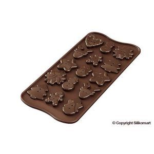 Molde Silicona SCG41 Xmas Choco Buttons «Silikomart»
