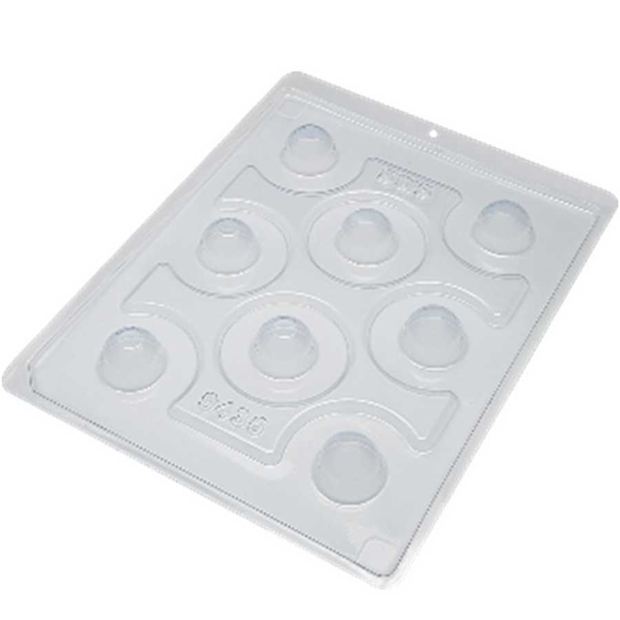 Molde placa especial bombon diamante "BW"