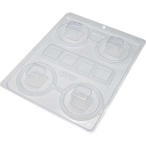 Molde placa especial Caja cuadrada mini «BW»
